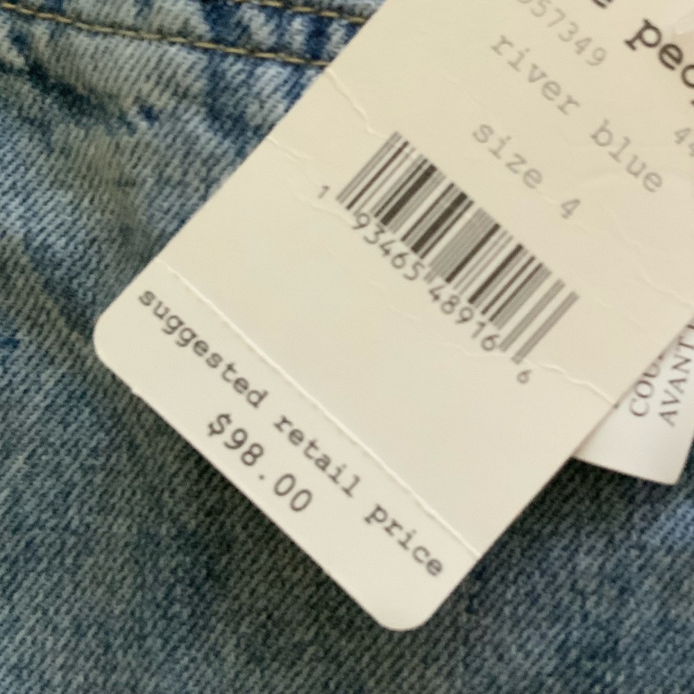 Free People Denim Pencil Skirt - Picture 8 of 8